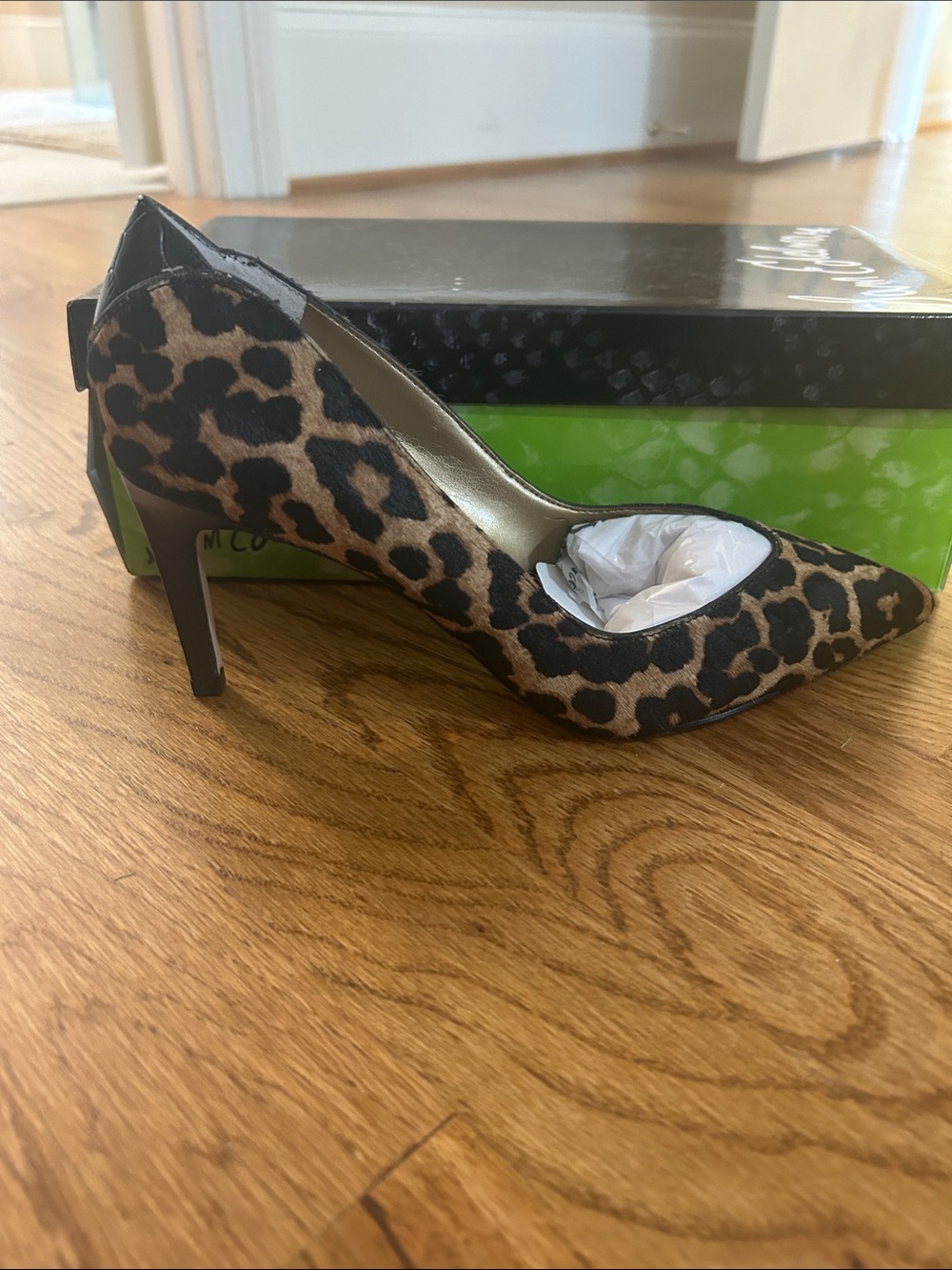 Leopard Print Pointed-Toe Pump - Women NWT